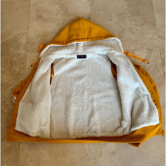 K.I.M 2 Piece Workout Sherpa-Lined Set Full-Zip Hoodie And Matching Pants Size M - Picture 5 of 7